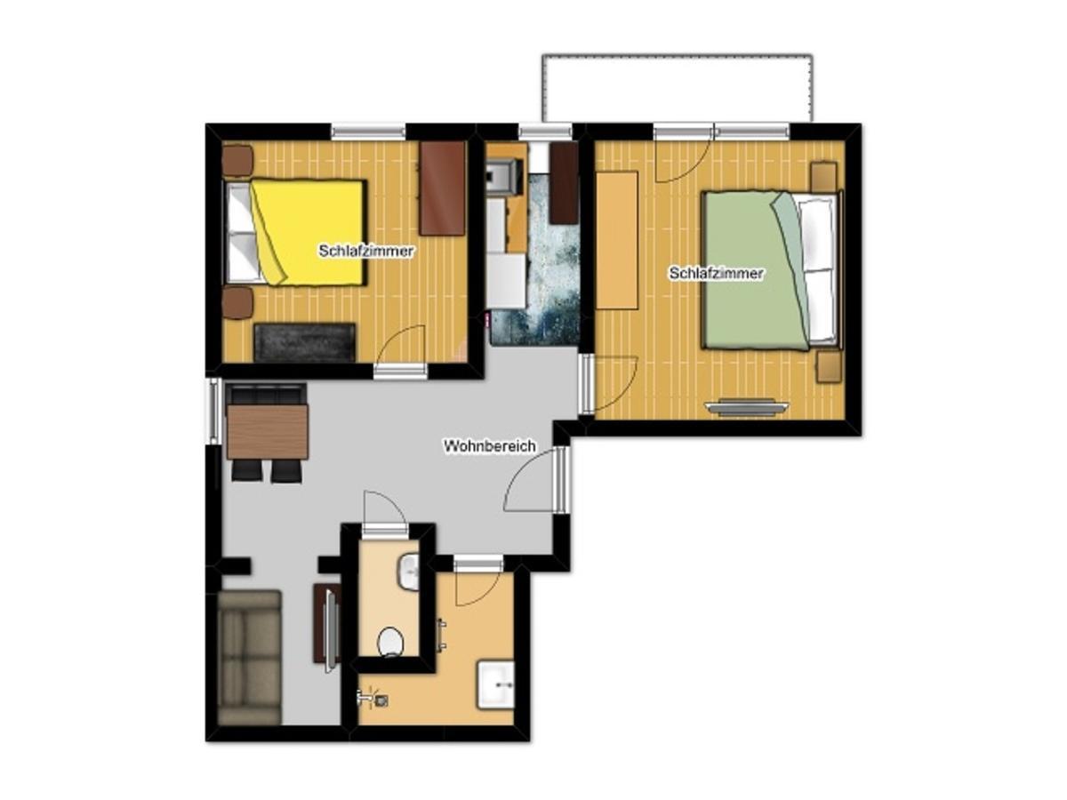 Haus Bergkristall 萨姆瑙恩 外观 照片
